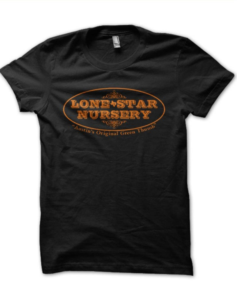 OLD SCHOOL LSN LOGO T-SHIRT - Orange on Black