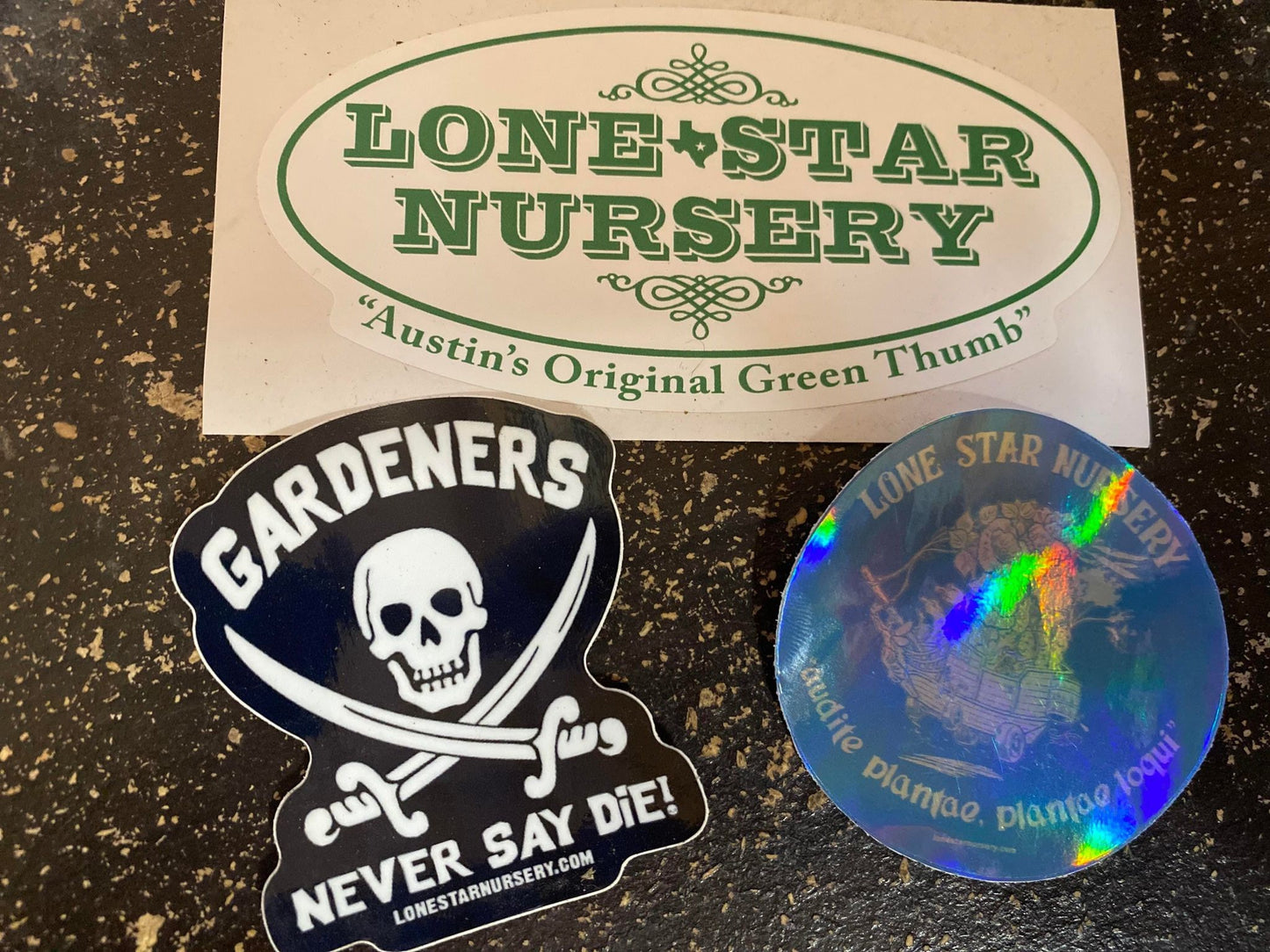 LONE STAR NURSERY STICKER PACK - Set of 3