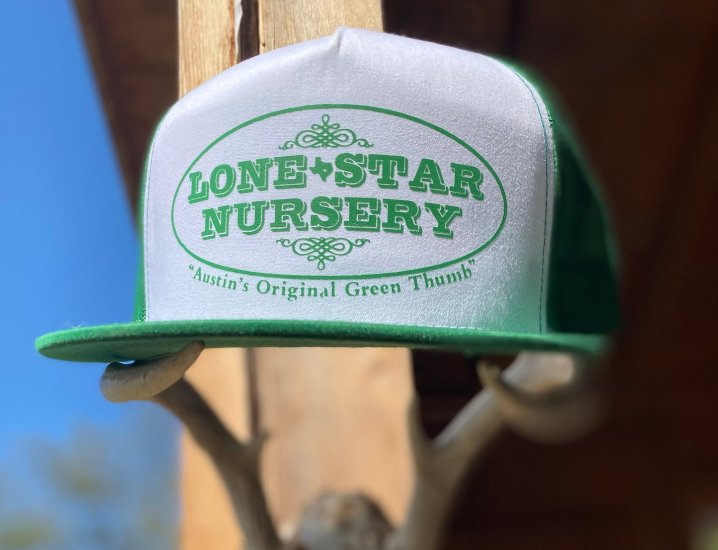 LSN TRUCKER HAT - Green and White