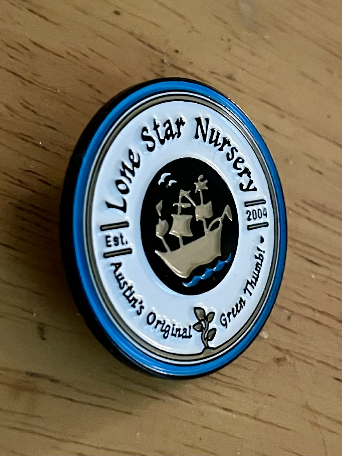 LONE STAR NURSERY PIN - Multicolored Enamel