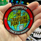 TRAVELLING PLANT SHOW VINYL STICKER - Multicolored